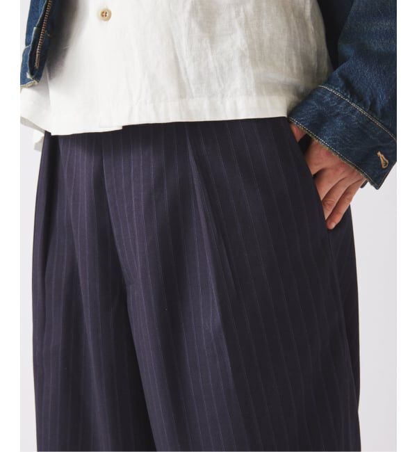 JOURNAL STANDARD relume「ドビーストライプ オーバーパンツ」|スラックス|