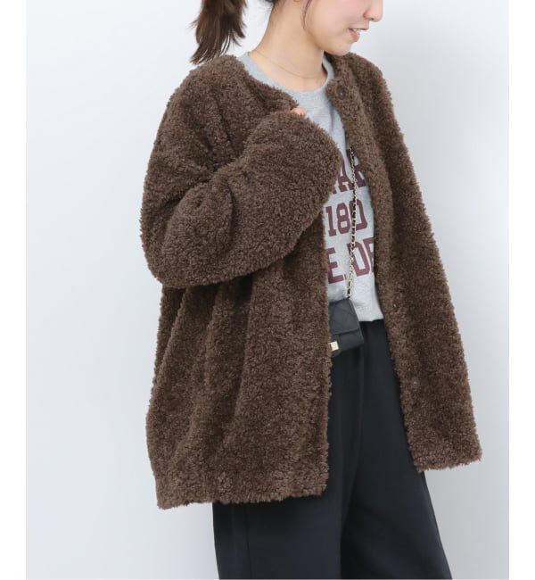 JOURNAL STANDARD relume「《WEB限定追加2》ボアカラーレスジャケット」|その他|