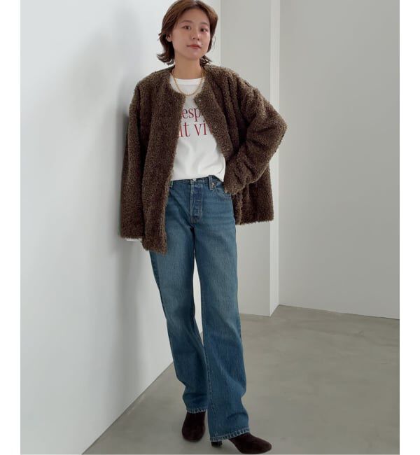 JOURNAL STANDARD relume「《WEB限定追加2》ボアカラーレスジャケット」|その他|