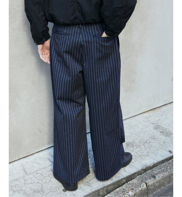 JOURNAL STANDARD「ピン ストライプ バギー ツイル パンツ」|スラックス|