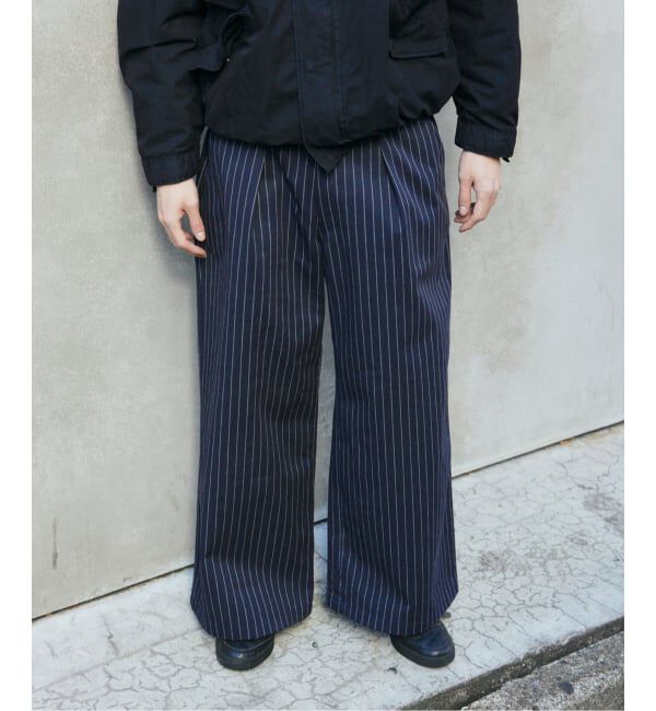 JOURNAL STANDARD「ピン ストライプ バギー ツイル パンツ」|スラックス|
