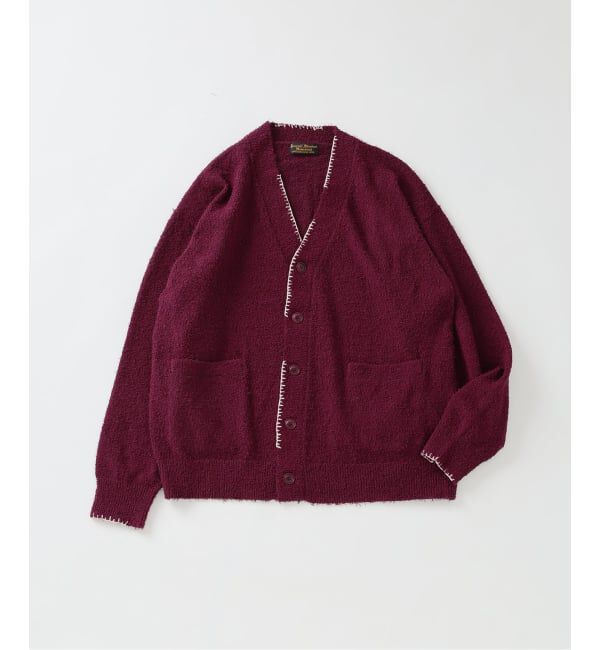 J.S.Homestead「J.S.Homestead / ハンド ステッチ ビアード カーディガン」|カーディガン|