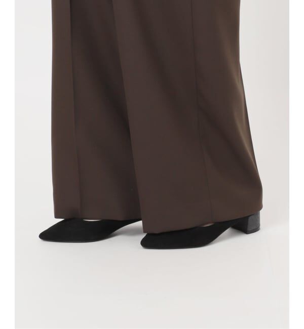 journal standard L'essage「NALYAストライプ/Doeskinワイドパンツ」|スラックス|