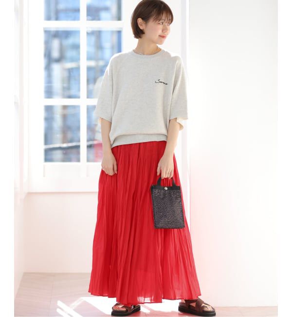 JOURNAL STANDARD relume「［26SS新作］コットンボイルクリンクルマーメイドスカート」|スカート|