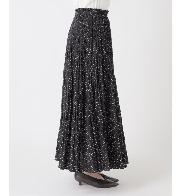 JOURNAL STANDARD relume「［26SS新作］コットンボイルクリンクルマーメイドスカート（ドット柄）」|スカート|