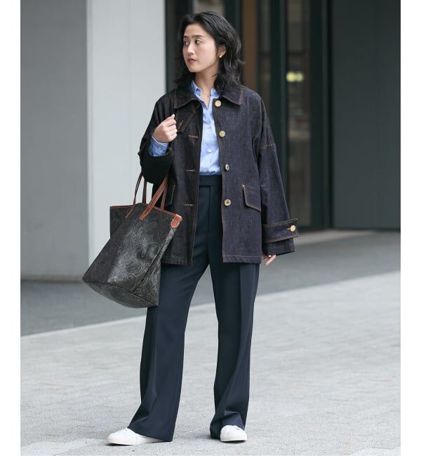 journal standard L'essage「別注【MACKINTOSH/マッキントッシュ】HUMBIE DENIM JACKET MB：コート」|ステンカラーコート|