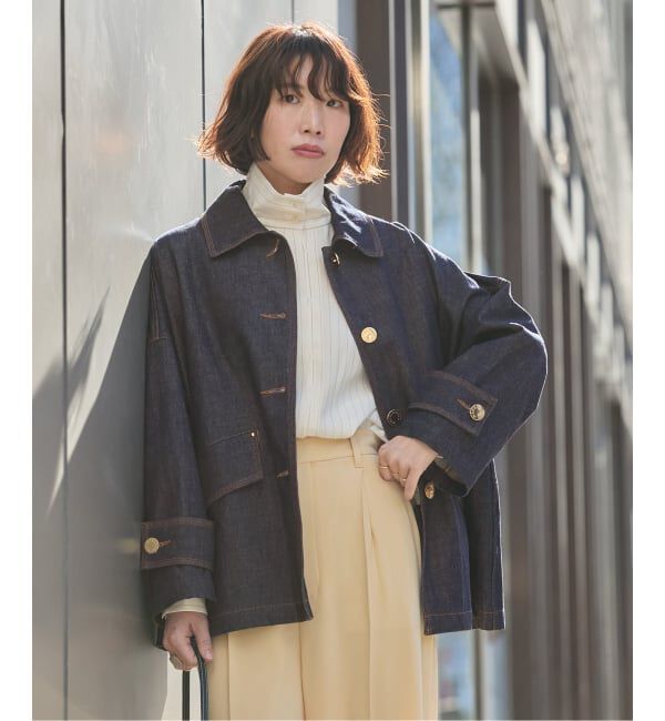 journal standard L'essage「別注【MACKINTOSH/マッキントッシュ】HUMBIE DENIM JACKET MB：コート」|ステンカラーコート|