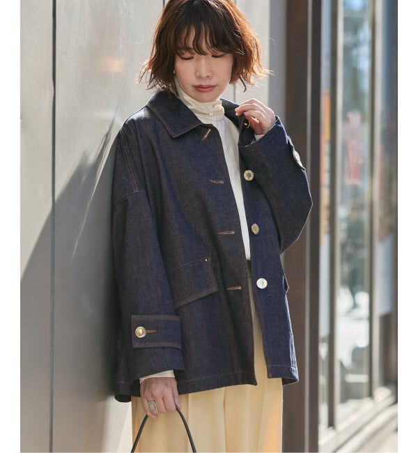 journal standard L'essage「別注【MACKINTOSH/マッキントッシュ】HUMBIE DENIM JACKET MB：コート」|ステンカラーコート|