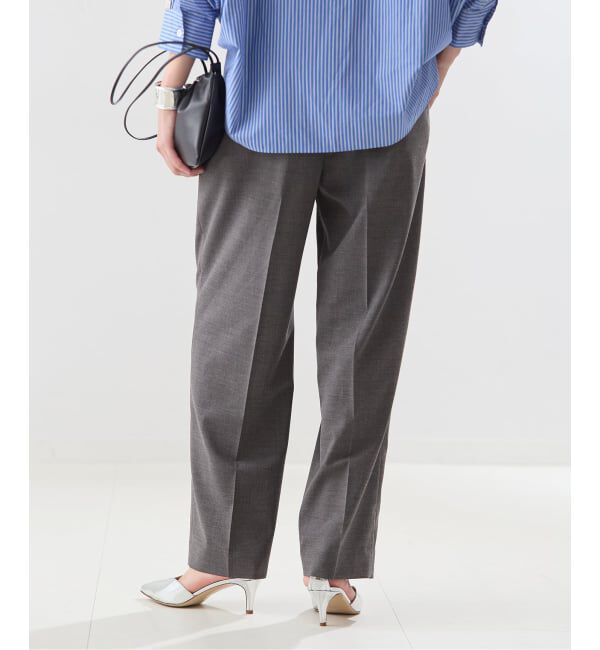 journal standard L'essage「《予約》無地/ストライプテーパードパンツ」|スラックス|