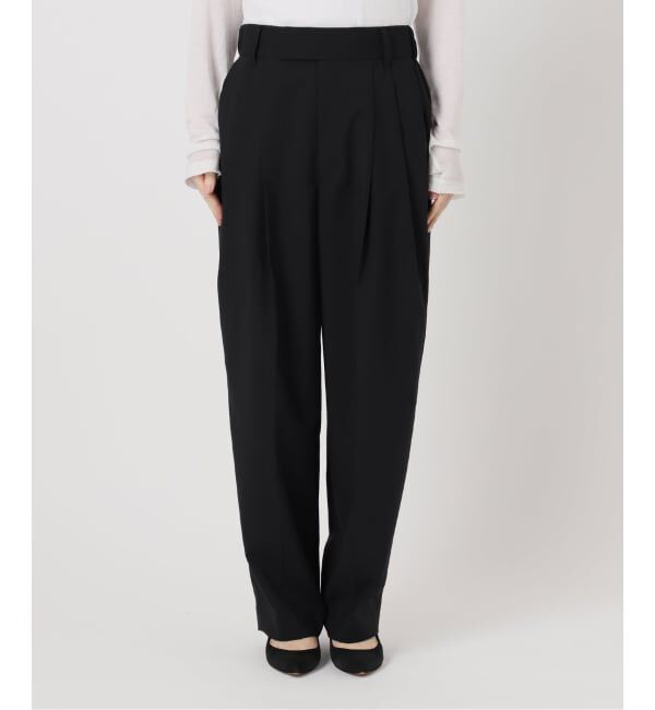 journal standard L'essage「《予約》無地/ストライプテーパードパンツ」|スラックス|