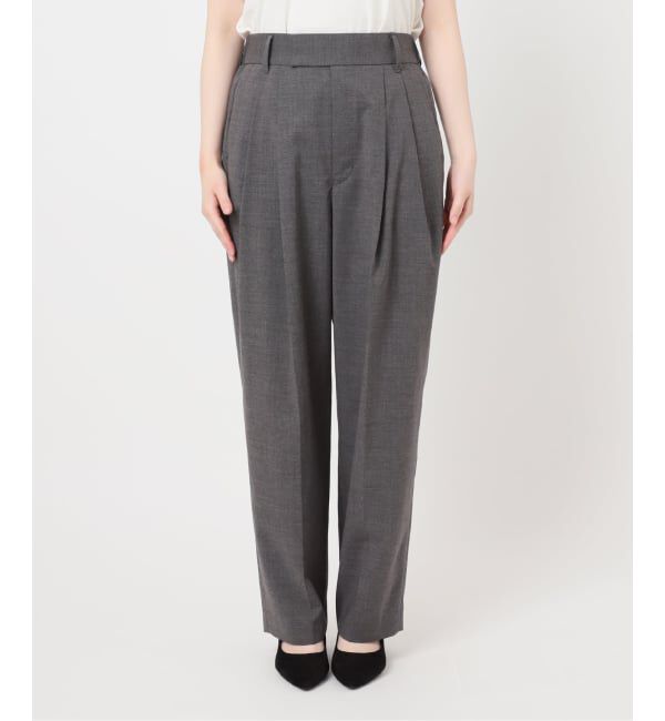 journal standard L'essage「《予約》無地/ストライプテーパードパンツ」|スラックス|