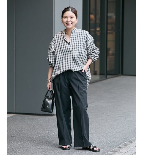 JOURNAL STANDARD「リネンナイロンストレッチスラックス」|スラックス|