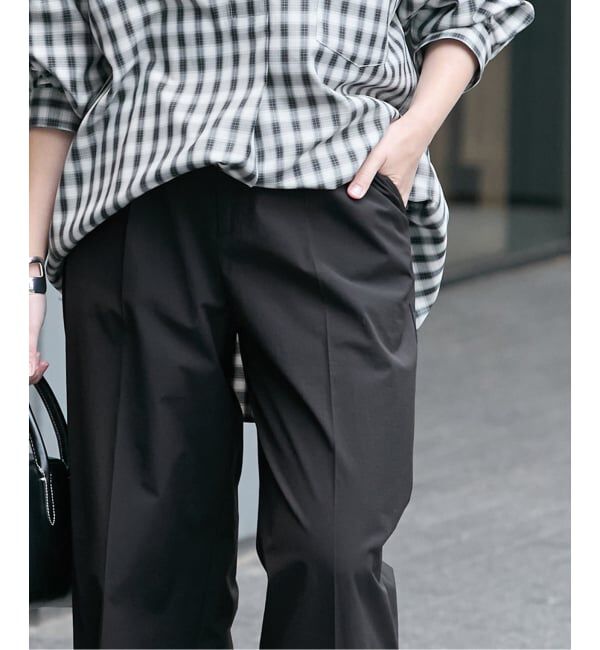 JOURNAL STANDARD「リネンナイロンストレッチスラックス」|スラックス|