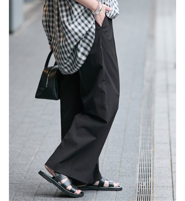 JOURNAL STANDARD「リネンナイロンストレッチスラックス」|スラックス|