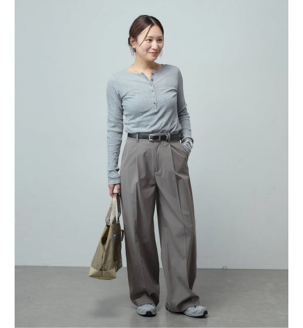 JOURNAL STANDARD「リネンナイロンストレッチスラックス」|スラックス|