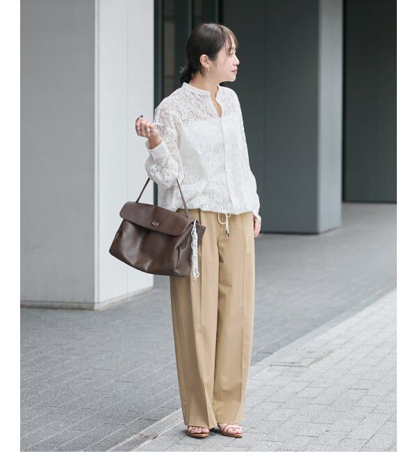 JOURNAL STANDARD「リネンナイロンストレッチスラックス」|スラックス|