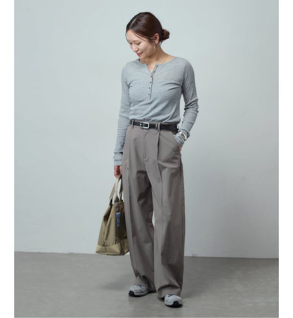 JOURNAL STANDARD「リネンナイロンストレッチスラックス」|スラックス|