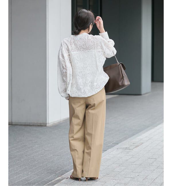 JOURNAL STANDARD「リネンナイロンストレッチスラックス」|スラックス|