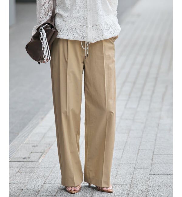 JOURNAL STANDARD「リネンナイロンストレッチスラックス」|スラックス|