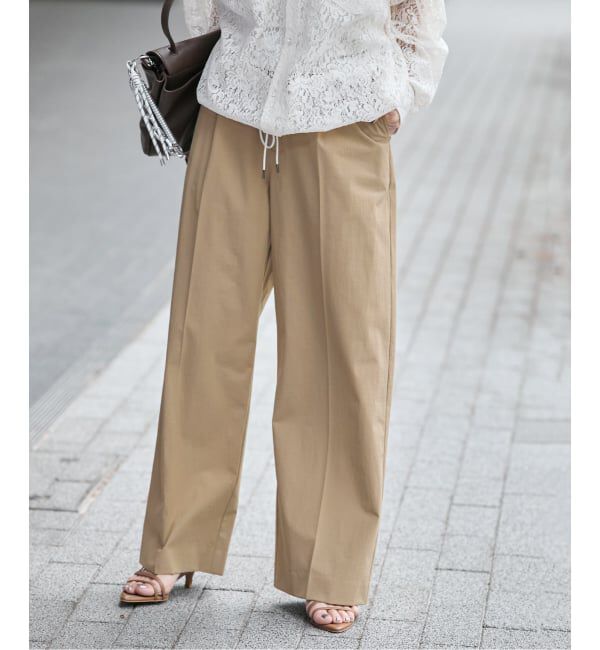 JOURNAL STANDARD「リネンナイロンストレッチスラックス」|スラックス|