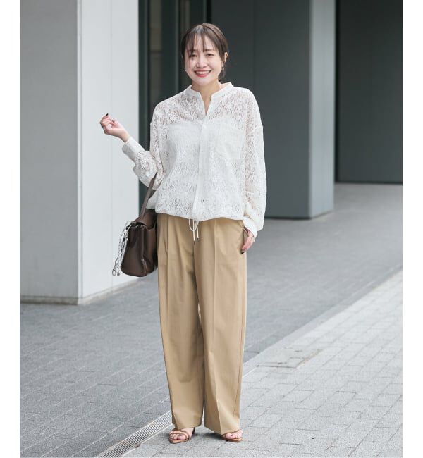 JOURNAL STANDARD「リネンナイロンストレッチスラックス」|スラックス|