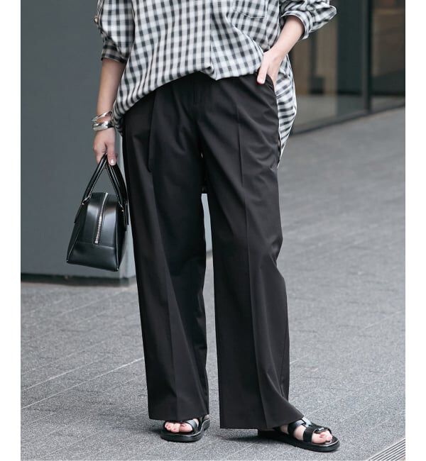 JOURNAL STANDARD「リネンナイロンストレッチスラックス」|スラックス|