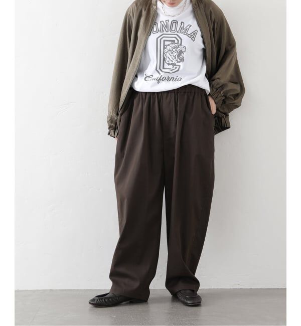 journal standard luxe「ラミートロピカル イージーパンツ」|スラックス|