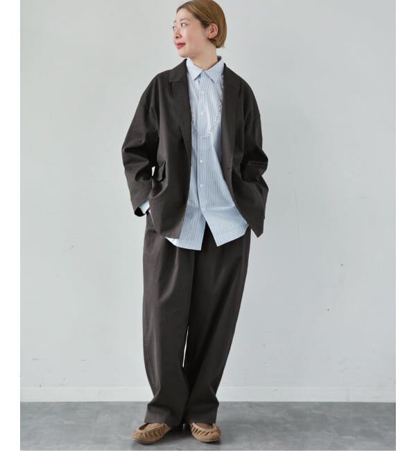 journal standard luxe「ラミートロピカル イージーパンツ」|スラックス|