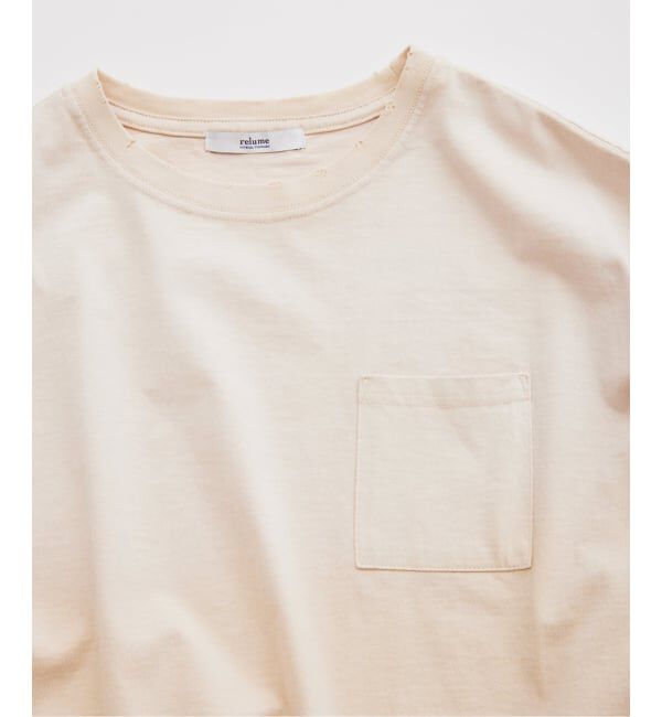 JOURNAL STANDARD relume「《予約》サンウォッシュ フェード加工 ポケットTシャツ」|Tシャツ・カットソー|