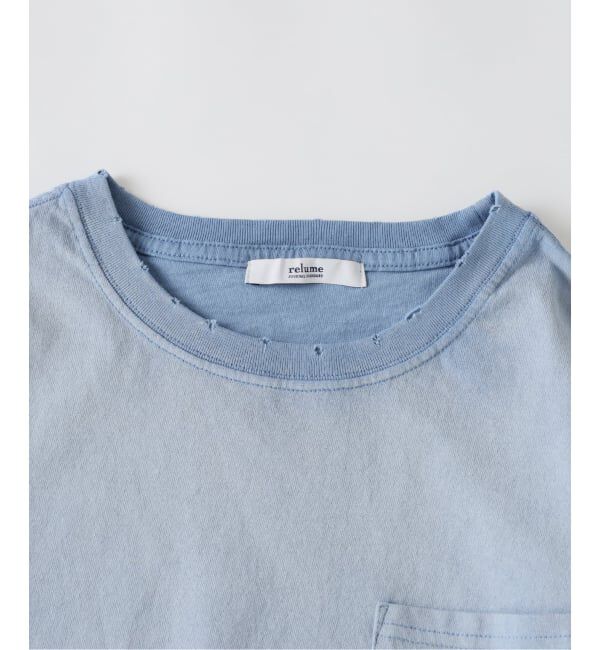 JOURNAL STANDARD relume「《予約》サンウォッシュ フェード加工 ポケットTシャツ」|Tシャツ・カットソー|