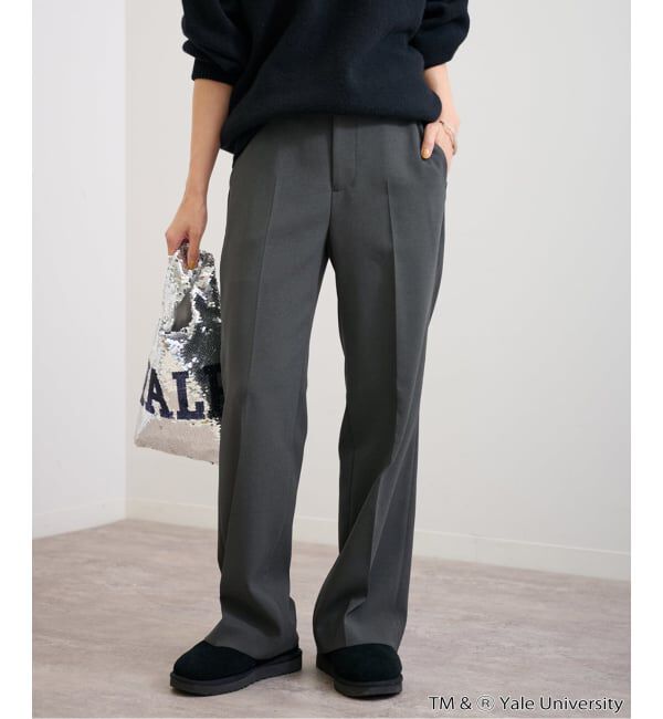 FRAMeWORK「≪追加≫セミフレアパンツ2」|スラックス|