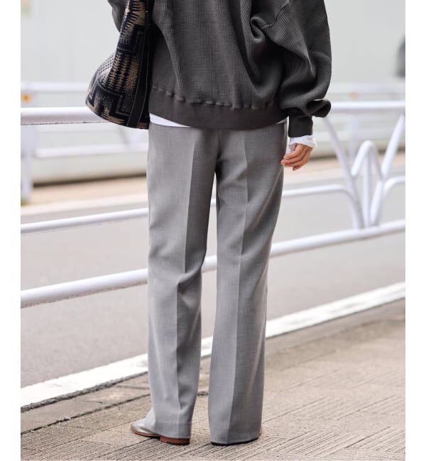 FRAMeWORK「≪追加≫セミフレアパンツ2」|スラックス|