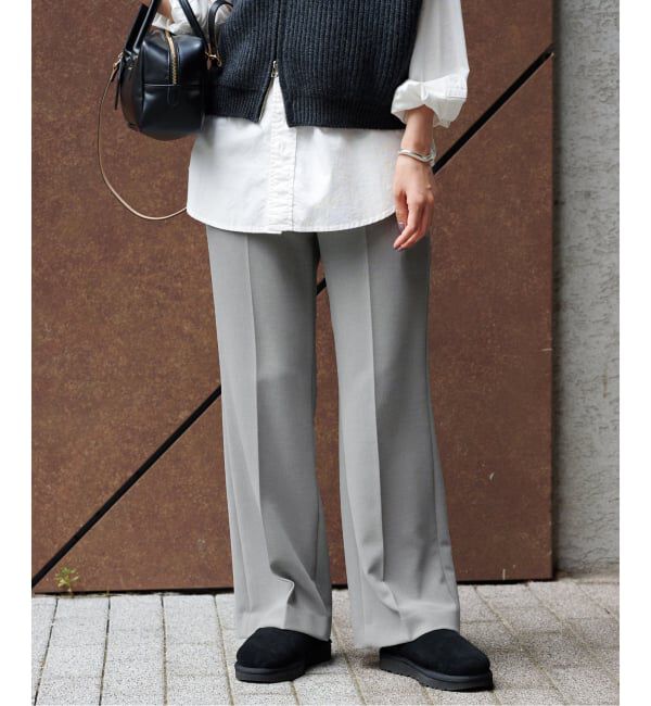 FRAMeWORK「≪追加≫セミフレアパンツ2」|スラックス|