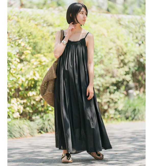 Spick and Span「HYU ギャザーワンピース」|ワンピース|