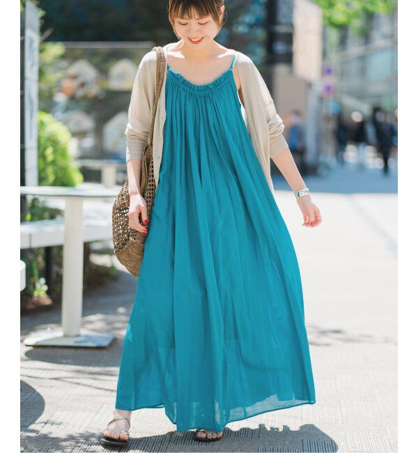 Spick and Span「HYU ギャザーワンピース」|ワンピース|