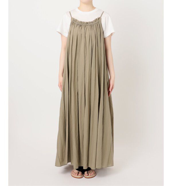 Spick and Span「HYU ギャザーワンピース」|ワンピース|