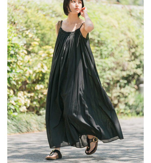 Spick and Span「HYU ギャザーワンピース」|ワンピース|