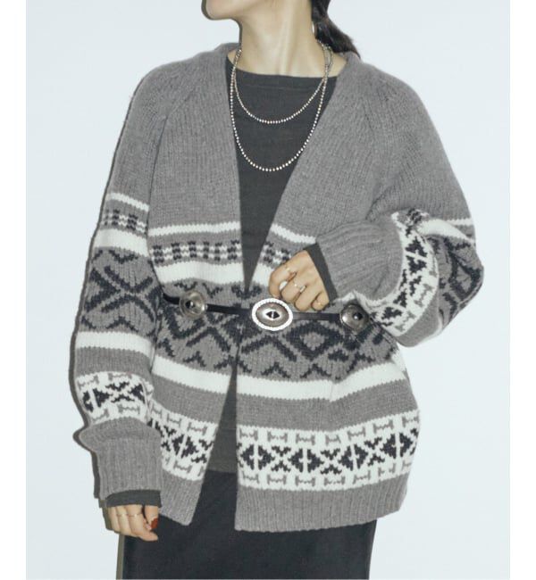 FRAMeWORK「≪追加≫ジャガードカーディガン 2」|カーディガン|