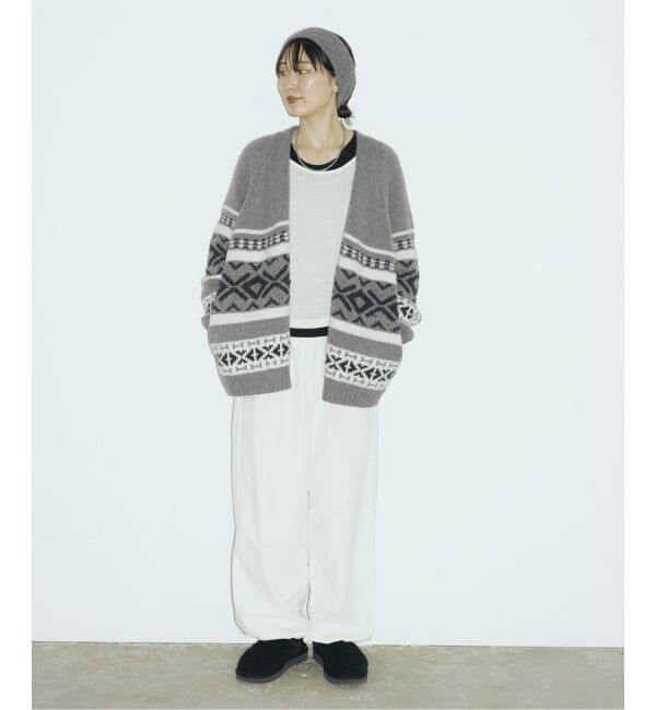 FRAMeWORK「≪追加≫ジャガードカーディガン 2」|カーディガン|