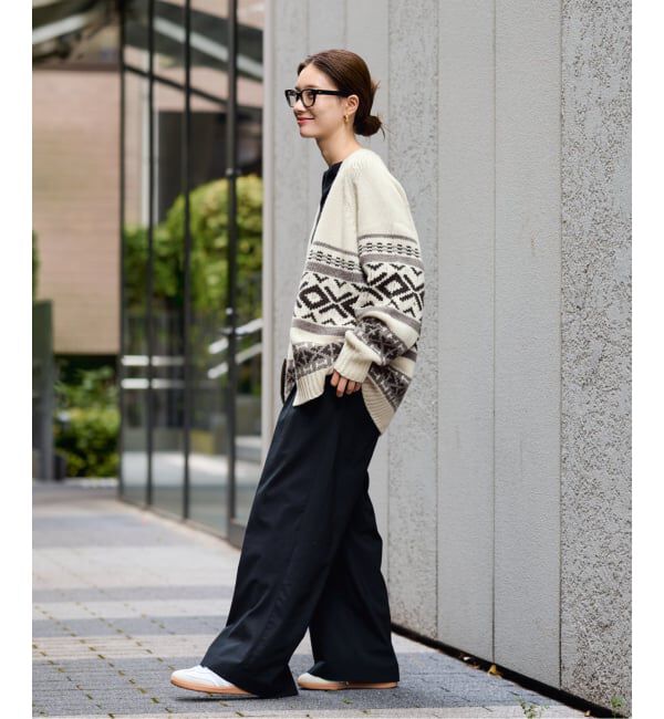 FRAMeWORK「≪追加≫ジャガードカーディガン 2」|カーディガン|