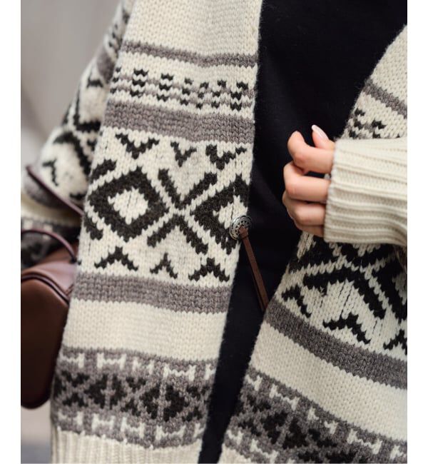 FRAMeWORK「≪追加≫ジャガードカーディガン 2」|カーディガン|