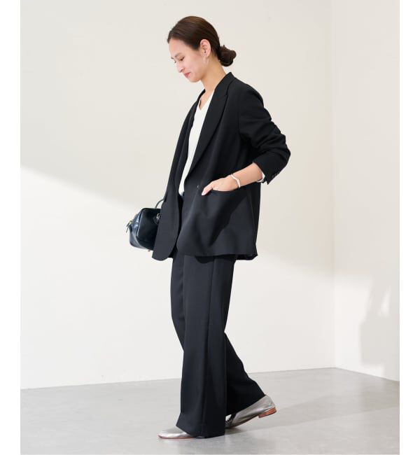 FRAMeWORK「ドビーオックスストレートパンツ」|スラックス|