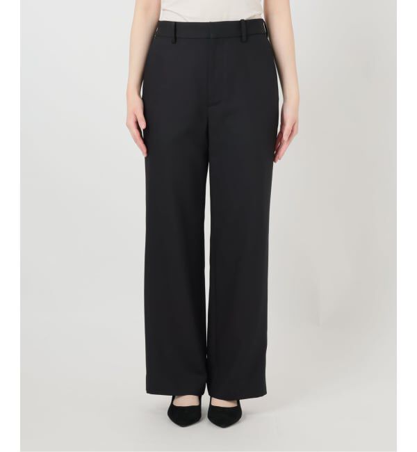 FRAMeWORK「ドビーオックスストレートパンツ」|スラックス|