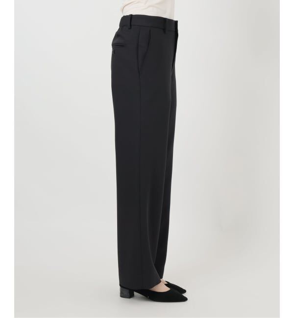 FRAMeWORK「ドビーオックスストレートパンツ」|スラックス|