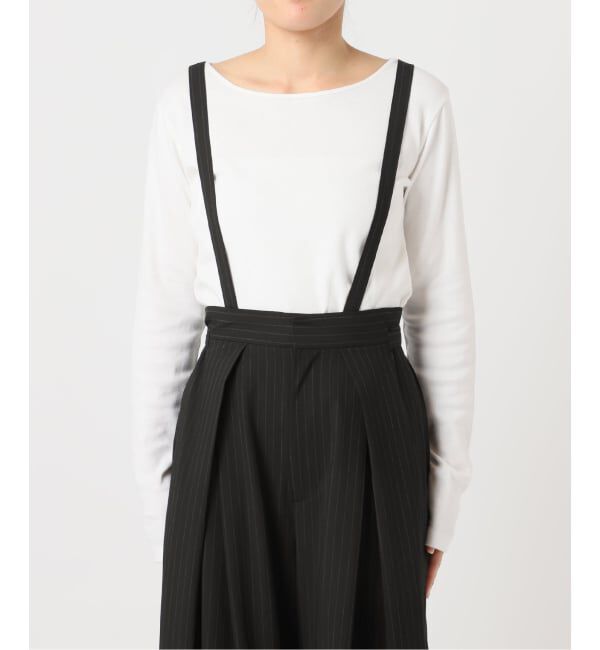 U by SPICK&SPAN「2WAYトロタックサスペンダーパンツ」|スラックス|