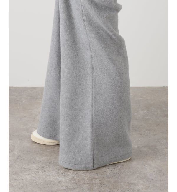 FRAMeWORK「SOWER/ソウワー VANA シルク混フリースパンツ」|スラックス|