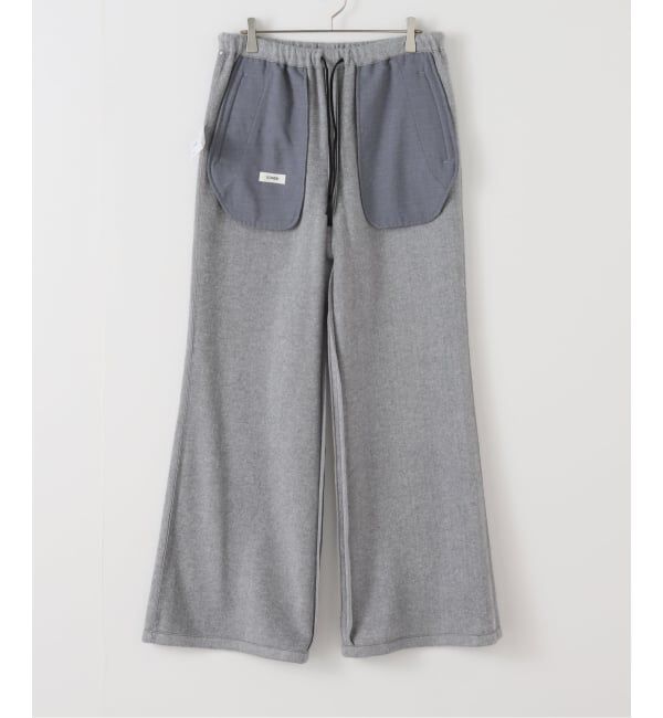 FRAMeWORK「SOWER/ソウワー VANA シルク混フリースパンツ」|スラックス|