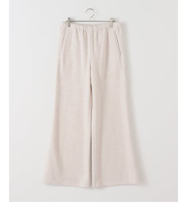 FRAMeWORK「SOWER/ソウワー VANA シルク混フリースパンツ」|スラックス|ナチュラル