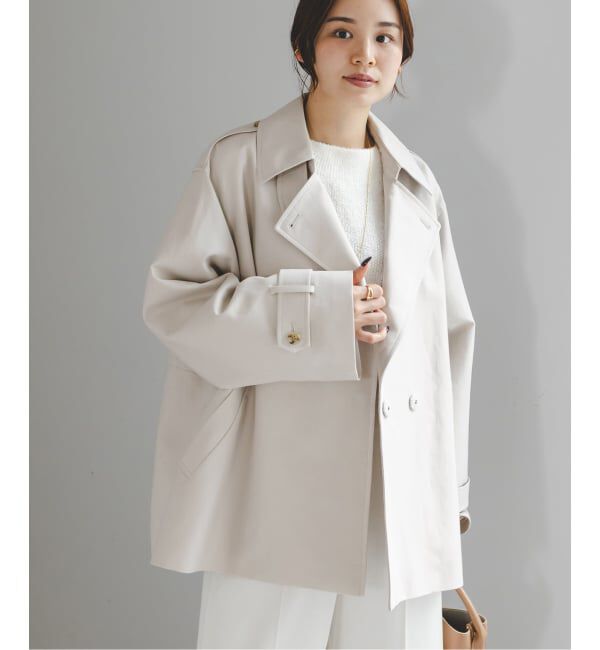 NOBLE「《WEB限定追加》コットンダブルクロスハーフコート」|その他|