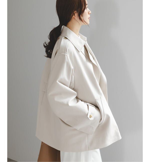 NOBLE「《WEB限定追加》コットンダブルクロスハーフコート」|その他|